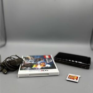 Nintendo 3DS Black Handheld Console with Game